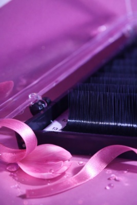 Чёрные ресницы 16 линий C,D MIX