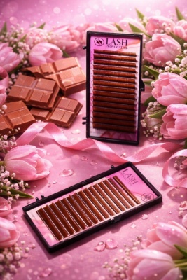 Mink/ Dark brown/ Dark chocolate lashes 24 lines