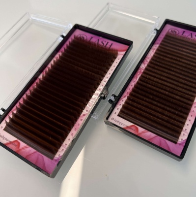 Melnas/ Dark brown/ Dark chocolate skropstas 24 līnijas
